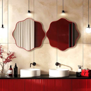 Espejo de pared estilo vintage hecho a mano con diseños únicos para bodas, mitsvá, Pascua y decoración del hogar. - Product Image 5