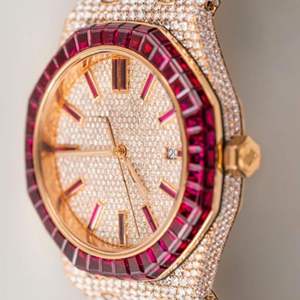 Reloj de Alta Calidad Personalizado con Diamantes Cultivados en Laboratorio, Reloj de Acero Inoxidable de la Mejor Calidad para Hombre - Product Image 5