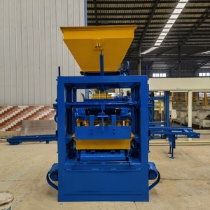 เครื่องผลิตบล็อกคอนกรีต QT4-24เครื่องทำอิฐซีเมนต์บล็อกกัวเตมาลาสำหรับโรงงานบล็อก - Product Image 4