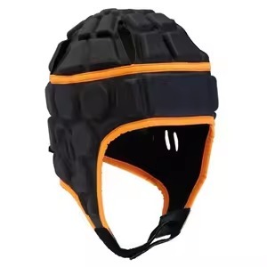 Wholesale Best Selling Flag Half Face Soft Shell Padded Boxing Helmet Breathable <b>Plus</b> <b>Size</b> Football Rugby EVA Material Portable - Product Image 5