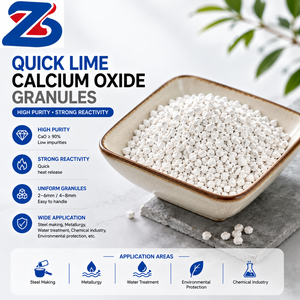 Gránulos de Cal Viva Industrial (Óxido de Calcio) para la Fabricación de Acero y Tratamiento de Aguas - Marca Zhongsheng - Product Image 3