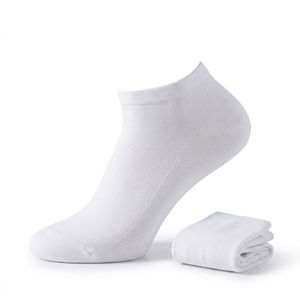 Chaussettes de sport en coton pour hommes en gros, chaussettes de course blanches à haute élasticité personnalisées pour le printemps - Product Image 5