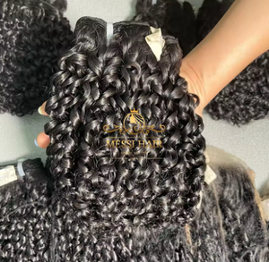 Producto de Alta Calidad, Extensiones de Cabello Humano Vietnamita Steam Pixie Curl 100% Naturales, Sin Caída, Sin Enredos - Product Image 3