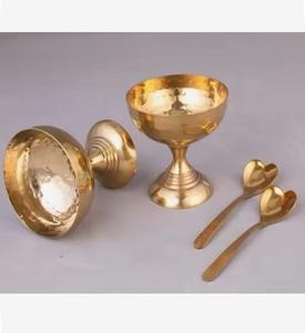 Cuencos de Cobre Hechos a Mano para Exhibición con Acabado Premium Antiguo, Cuencos de Cobre Exquisitos para Servir, Cuencos para Helado - Product Image 6