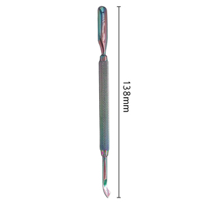 Double Sided Stainless Steel Metal Cuticle Pusher Cuticle Dead Skin Trimmer Remover <b>Nail</b> File Manicure Art Pedicure Care <b>Tool</b> - Product Image 5
