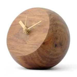Reloj de Escritorio de Piedra Natural de Lujo, Reloj de Mesa de Mármol de Forma Irregular Orgánica, Decoración de Escritorio con Números Romanos, Regalo de Lujo para el Hogar - Product Image 5