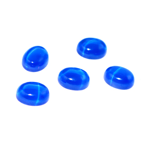 พลอยไพลินสังเคราะห์สีน้ำเงิน รูปทรงวงรี แบบคาโบชอง สำหรับทำเครื่องประดับ ขายส่งจำนวนมาก จากผู้ผลิต - Product Image 2