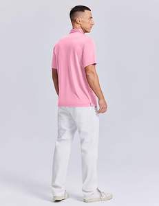 Polo de travail personnalisé de haute qualité, uni, en coton et polyester, pour hommes, employés, sport, affaires, avec logo brodé - Product Image 2