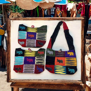 Heavy Duty Jute Messenger Bag with Reinforced Stitching <b>Adjustable</b> Shoulder Strap Crossbody Bag for Office School Travel - Product Image 4