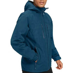 Chaqueta cortavientos de diseño personalizado OEM, chaqueta cortavientos cálida de invierno, chaqueta cortavientos de alta calidad para hombre - Product Image 3