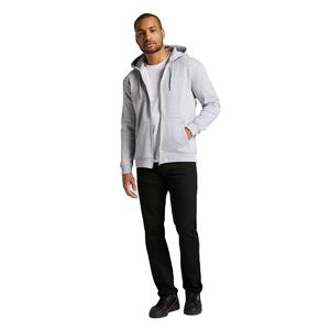 Zipper Up Hoodies 320 GSM poids lourd épais coton polaire hommes vêtements sweat Logo personnalisé à capuche manches longues - Product Image 3