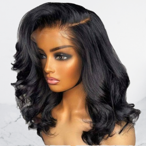 Cabello humano Remy largo para peluca con encaje frontal, encaje HD transparente, doble densidad, pre-arrancado, gorra pequeña, sin pegamento, marca OME para mujer - Product Image 1