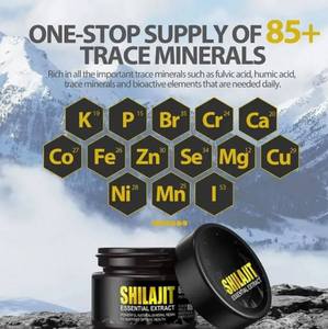 Résine Minérale de l'Himalaya Qualité Alimentaire Premium Extrait Herbal Shilajit Minéraux Essentiels Naturels Récoltés à l'État Sauvage Extraction par Solvant FIT - Product Image 3