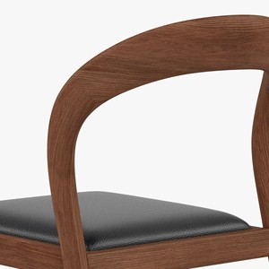 Silla de Bar de Madera de Teca Sólida de Primera Calidad, Taburete de Bar Moderno de Madera para Cocina, Cafetería, Restaurante, Muebles al por Mayor, Exportación OEM - Product Image 5