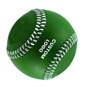Green <b>Baseball</b> Training <b>Ball</b> Soft Stitched for Practice Use - Product Image 5