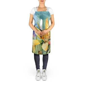 New Mexico Yucca Flower Watercolor Large Multicolor <b>Apron</b> Unisex Kitchen Server <b>for</b> Cooking Baking Crafts <b>for</b> Adult Women <b>Men</b> - Product Image 5