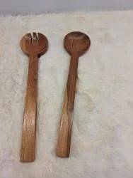 Cuillère de service en bois gravée en résine, style nordique, faite à la main pour salades, soupes, accompagnements, usage quotidien, couverts - Product Image 4