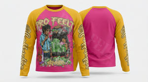 Fabricante de Ropa de Verano Personalizada al por Mayor OEM ODM, Camiseta de Manga Corta Raglán de Alta Calidad, Cuello Transpirable, Estilo Hip Hop para Hombre - Product Image 5