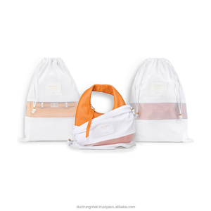 กระเป๋ากันฝุ่นแบบมีซิปสำหรับทั้งชายและหญิงกระเป๋าเก็บรองเท้ากีฬาผ้าคอตตอนแบบไม่ทอโพลีเอสเตอร์พร้อมเชือกรูดสำหรับใส่รองเท้าฟุตบอล - Product Image 4