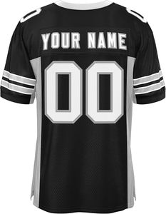 Youth American <b>Football</b> <b>Jersey</b> Interlock Fabric Digital Print Custom Logo Private Label Supplier Breathable Teamwear - Product Image 6