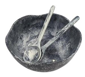Bols à salade et nouilles en céramique polie, écologiques, modernes, blancs et multicolores, pour les fêtes - Vente en gros - Product Image 2