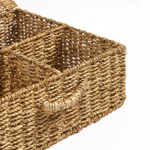 Seagrass <b>Storage</b> Organiser - Natural Handmade <b>Storage</b> <b>Basket</b> Wholesale eco-friendly Made in Viet Nam - Product Image 2