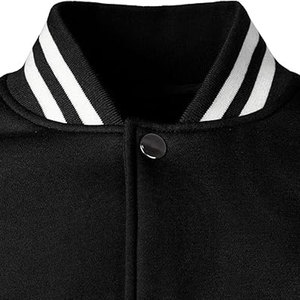 Custom Men's <b>Canvas</b> Varsity <b>Jacket</b> Streetwear Baseball University Letterman Men's <b>Jackets</b> - Product Image 3