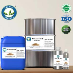 Fournisseur en gros OEM d'huile de sésame biologique 100% pure pour tous types de peaux et formules de soins corporels, provenant du Madhya Pradesh - Product Image 2