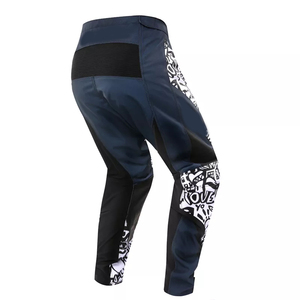 Pantalones de Motocicleta para Hombre, Negros con Estampado Azul, Transpirables, para Todas las Estaciones, Ropa para Exteriores - Product Image 5