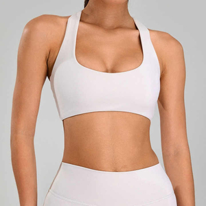 Women's Racerback Sports Bra Breathable Performance Bra for Yoga Gym Running Fitness Custom Logo Wholesale Supplier - Product Image 1