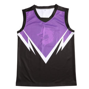 ผู้ผลิตเสื้อ AFL พิมพ์ลายตามสั่ง รับผลิตแบบ OEM ODM เสื้อฟุตบอลออสเตรเลียระบายอากาศได้ดี ซับเหงื่อ ชุดทีม แบรนด์ส่วนตัว - Product Image 2