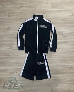 Conjunto Deportivo para Hombre, Chaqueta con Cremallera y Pantalones Cortos, Ropa Deportiva de Verano, Traje Atlético para Gimnasio, Conjunto Informal para Entrenamiento - Product Image 3