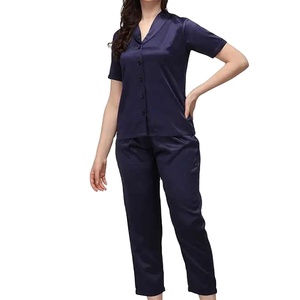 Conjunto de Pijama de Algodón Transpirable con Logotipo Personalizado para Mujer, Camisón Estampado, Diseño Personalizado, Precio al por Mayor - Product Image 3