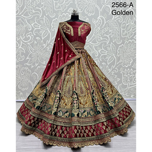 Nupcial Indio Desgaste Terciopelo Colecciones Para Novia Con Zarkhan Trabajo Por Fabzone - Product Image 1