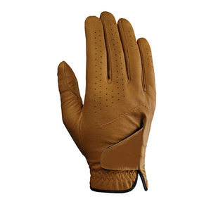 Guantes de golf deportivos de dedo completo, edición premium, venta directa de fábrica, hechos a medida, de cuero Cabretta, para unisex. - Product Image 1