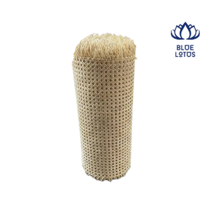 Rouleau de treillis en rotin naturel 100% naturel Blue Lotus Dylan Vu, ventilation naturelle, longueur 3-4m, pour projets de meubles DIY - Product Image 1