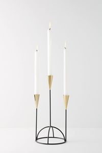 Porte-bougie en métal de la plus haute qualité, nouveau design élégant, centre de table décoratif pour la maison, anniversaire, Noël, Pâques, fait main - Product Image 3