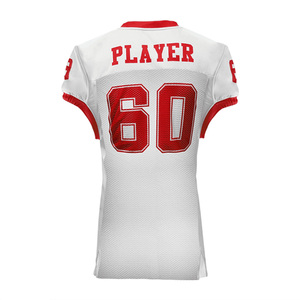 Conjunto de Uniforme de Fútbol Americano Personalizado, Transpirable, de Secado Rápido, Jersey y Pantalones de Poliéster, Cuello en V, Ropa Deportiva para Adultos - Product Image 3