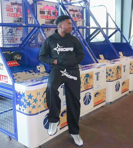 Ensemble de vêtements de sport de style américain, sweat-shirt et pantalon long pour homme, tendance streetwear pour couple, décontracté, coton et polyester légers - Product Image 5