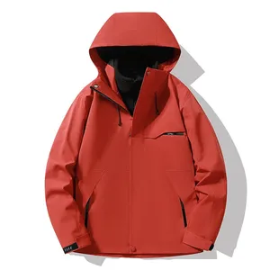 Veste coupe-vent homme d'extérieur, color block, en polyester, avec fermeture éclair, en polaire fine, logo frontal, coupe ample, pour l'hiver, Pakistan 2026 - Product Image 5