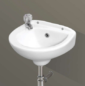 Lavabo de Pared MARACLE, Versátil para Baño, Hotel, Escuela, Fácil de Limpiar, Elegante para Apartamento - Product Image 1