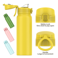 Borracce Sportive Personalizzate Ecologiche a Doppia Parete con Isolamento Sottovuoto, Nuovo Design 600ml in Acciaio Inossidabile