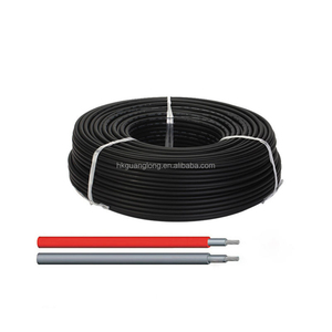 สายเคเบิลโซลาร์ทองแดงเคลือบดีบุกหุ้มฉนวนพีวีซี ขนาด 6 มม. แรงดัน 1500V ความยาว 100 ม. จากโรงงานโดยตรง GL Solar สำหรับแผงโซลาร์เซลล์ไฟฟ้ากระแสตรง - Product Image 1