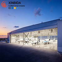 Hangar de Estructura de Acero en Forma de H Personalizado, Edificio de Almacén Industrial Prefabricado
