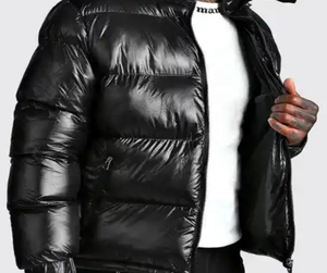 Doudoune d'hiver personnalisée avec capuche coupe-vent veste haut de gamme - Product Image 1