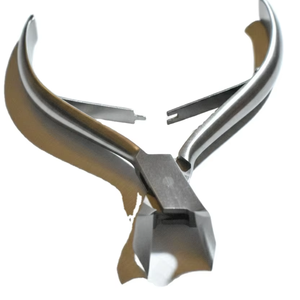 Pince à cuticules professionnelle pour ongles, haute qualité, acier inoxydable 4CR13, lame incurvée, ouverture large, portable, Zachary - Product Image 5