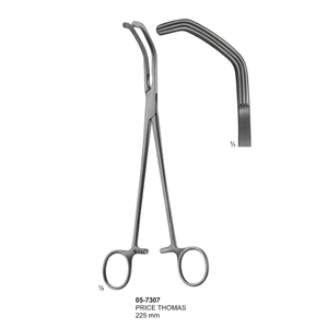 Pinzas para bronquios Price Thomas de 225 mm |   Instrumento Dental Vitra Instruments Modelo 05-7307 de Acero Inoxidable Premium - Product Image 2