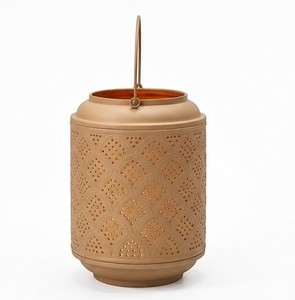 Hot Premium forme ronde décoratif métal photophore tasse votive t-light bougeoir géométrique bougie navire pour la journée des amoureux - Product Image 4