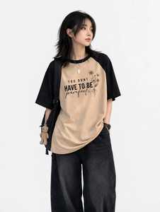 เสื้อยืดผู้หญิงฤดูร้อน ผ้าฝ้ายนุ่ม สวมใส่สบาย แขนสั้น ระบายอากาศได้ดี คุณภาพสูง ปรับแต่งได้ แฟชั่นเสื้อผ้า - Product Image 1