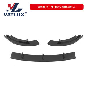 Kit carrosserie de haute qualité pour <span class=keywords><strong>Golf</strong></span> 6 <span class=keywords><strong>GTI</strong></span> style ABT, lèvre avant 3 pièces, accessoires auto, pare-chocs, produits en promotion - Product Image 4
